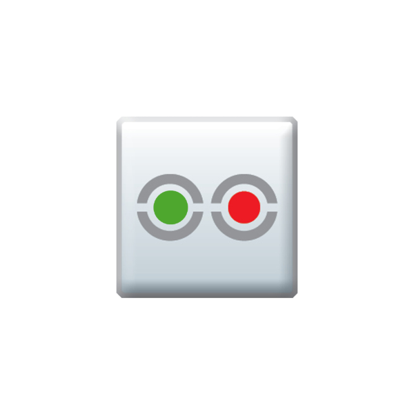 FSD-S3-R2-Türknauf LED rot/grün für alle FSD-S3-xPlus5x Typen