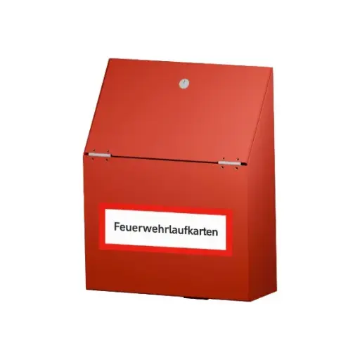 [20012] FLKD-A4 Feuerwehr-Laufkartendepot mit verschließbarem Deckel