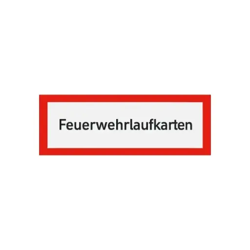 [20131] Hinweisschild nach DIN 4066 Brandschutzschild, selbstklebend