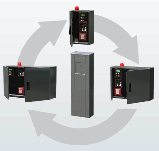 [20301] FEC-Aufsatzgehäuse Leer Feuerwehr-Einsatz-Center aus Edelstahl